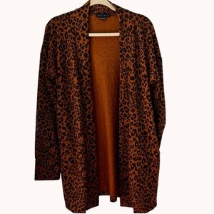 Sanctuary Leopard Pattern Cardigan Coat Small Great Condition Business Casual